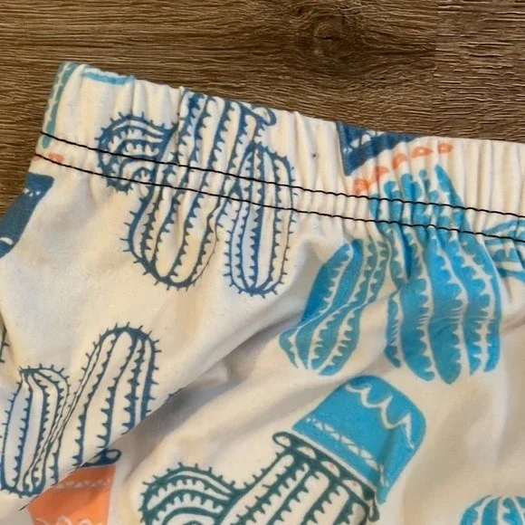 Handmade cactus print kids leggings - Picture 6 of 6